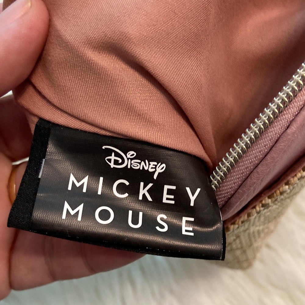 Disney Pink and Tan Crossbody Bag with Elegant Design BNWOT - Picture 4 of 12